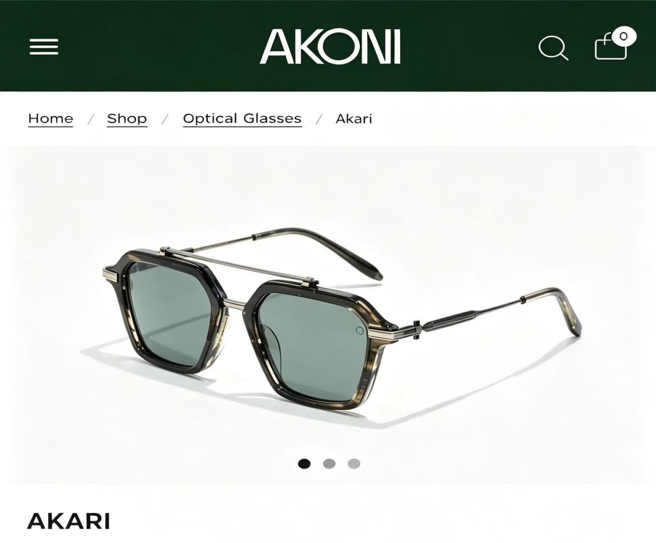 Akoni AKARI以引人注目的多层工程设计为特色——大量的日本醋酸轮辋在优雅对比鲜明的日本贵金属框架中精确平衡——为