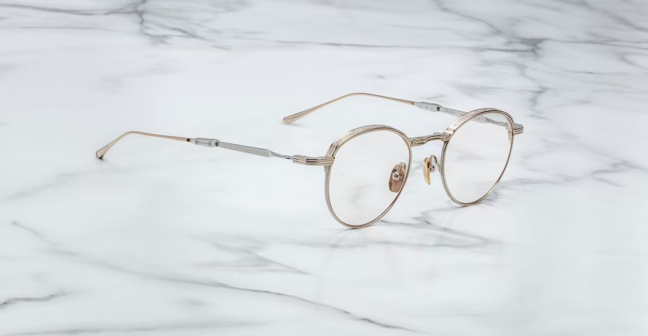 Jacques Marie Mage  -可折叠眼镜Folding glasses -定制一体式铰链 -全新药丸形斜面鼻