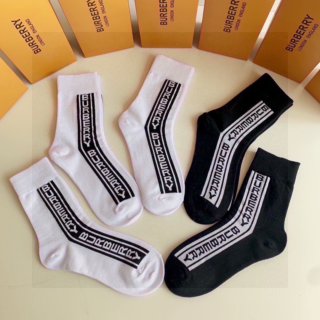 Burberry P-95 Socks Set with Counter Display and Card - 图片 3