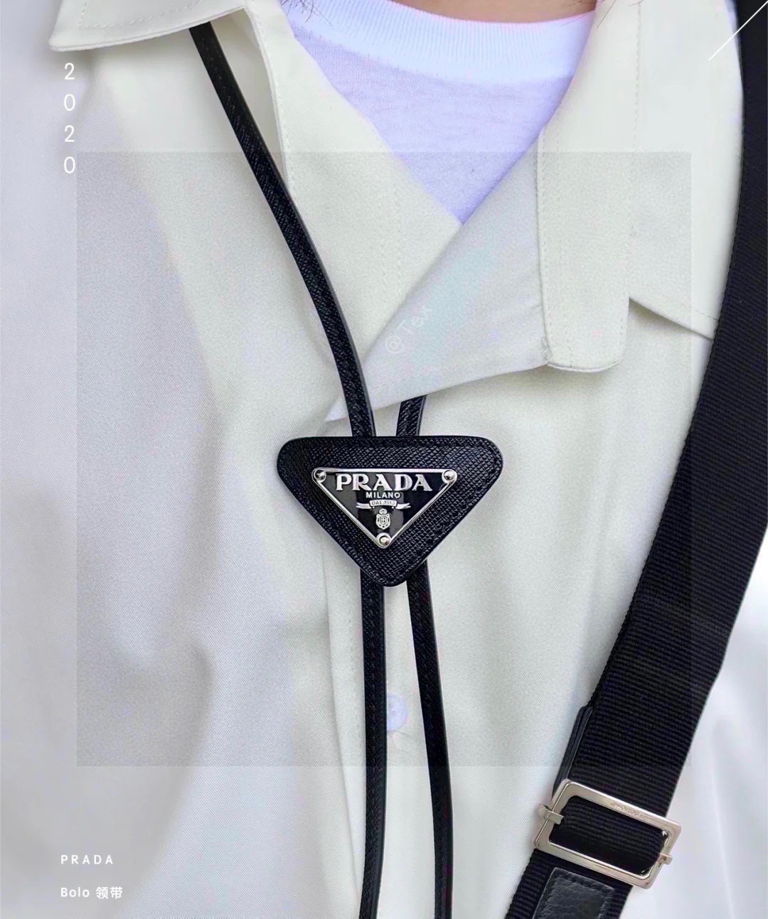  配全套包装
PRADA（普拉达）爆款百搭P家领带 
时髦精  人手必备的一条搭配神器