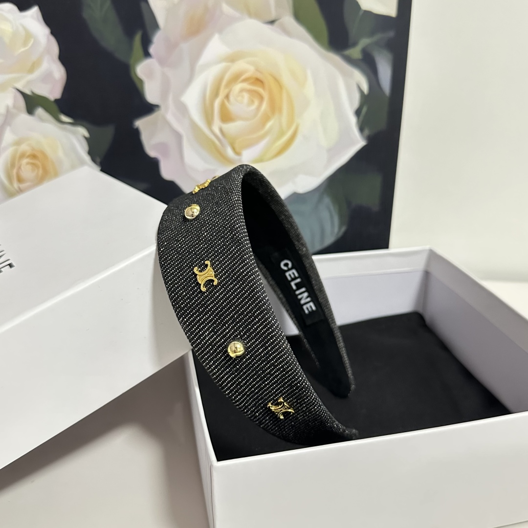 配专柜包装Celine（赛琳）最新高工发箍小仙女快入手特殊材质 不嘞头可盐可甜～