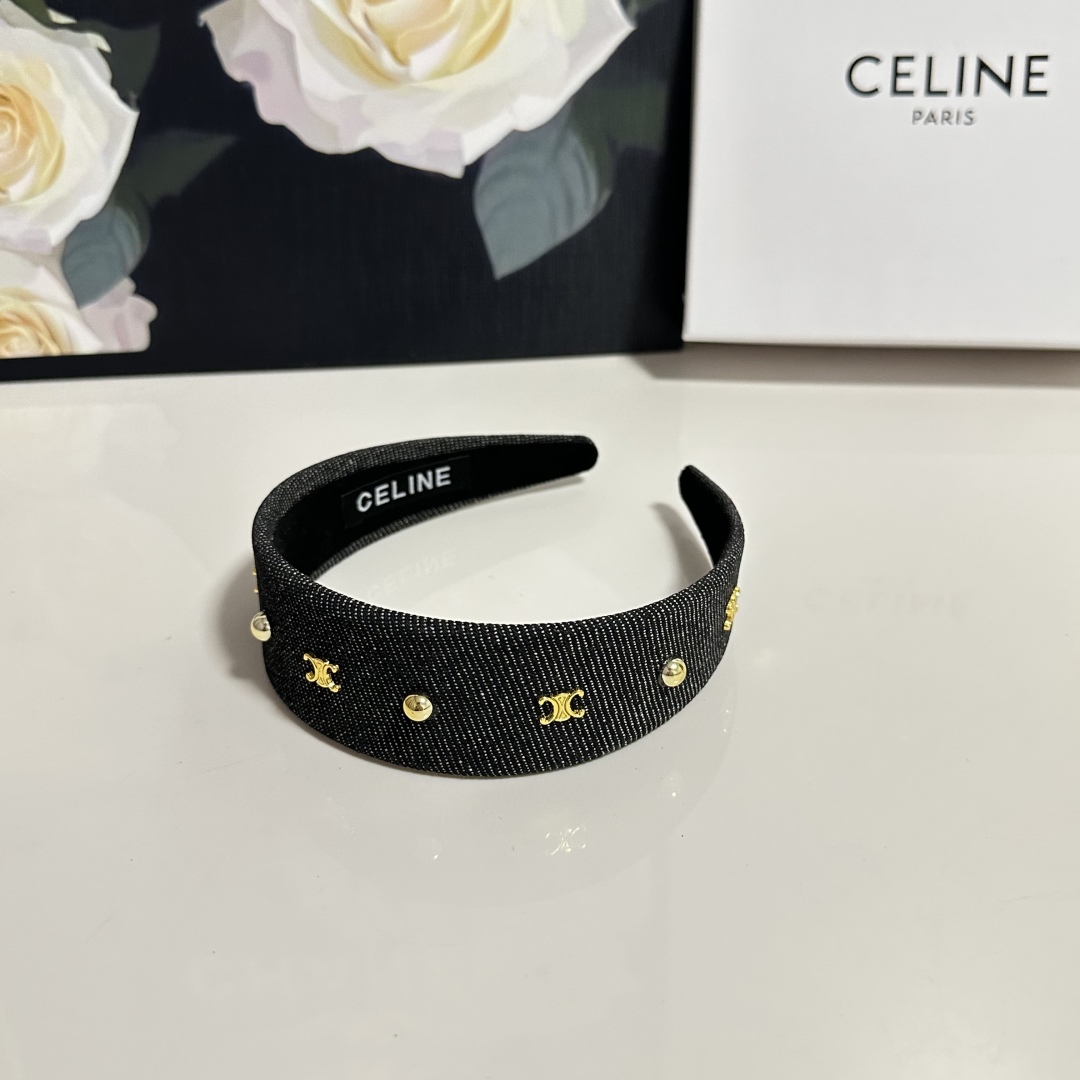 配专柜包装Celine（赛琳）最新高工发箍小仙女快入手特殊材质 不嘞头可盐可甜～