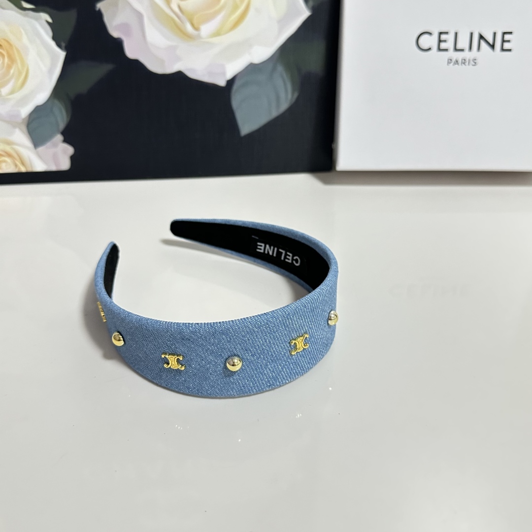 配专柜包装Celine（赛琳）最新高工发箍小仙女快入手特殊材质 不嘞头可盐可甜～