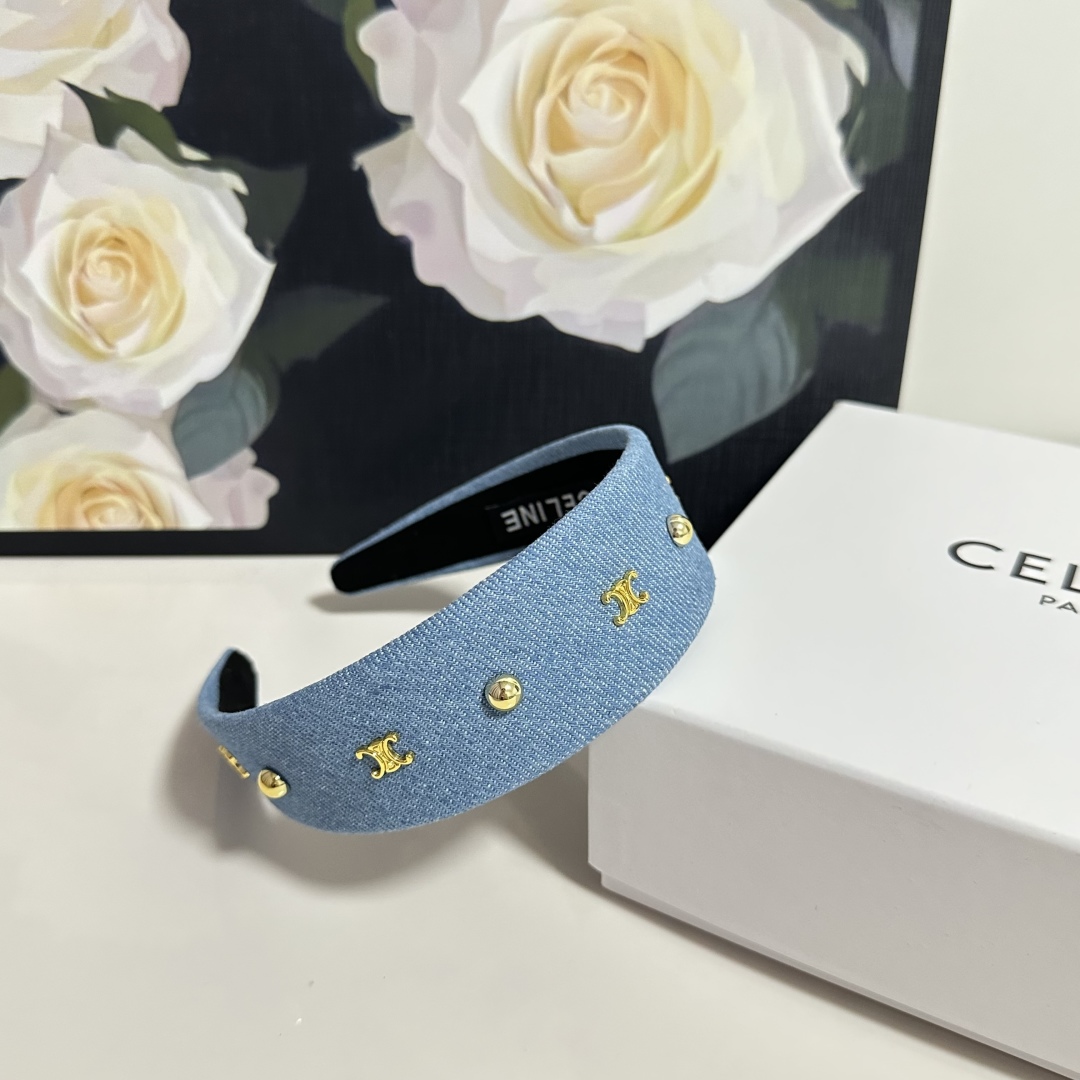 配专柜包装Celine（赛琳）最新高工发箍小仙女快入手特殊材质 不嘞头可盐可甜～