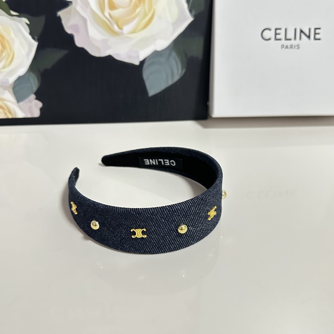 配专柜包装Celine（赛琳）最新高工发箍小仙女快入手特殊材质 不嘞头可盐可甜～