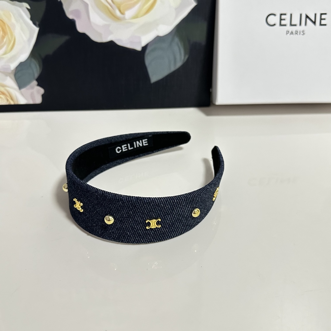 配专柜包装Celine（赛琳）最新高工发箍小仙女快入手特殊材质 不嘞头可盐可甜～