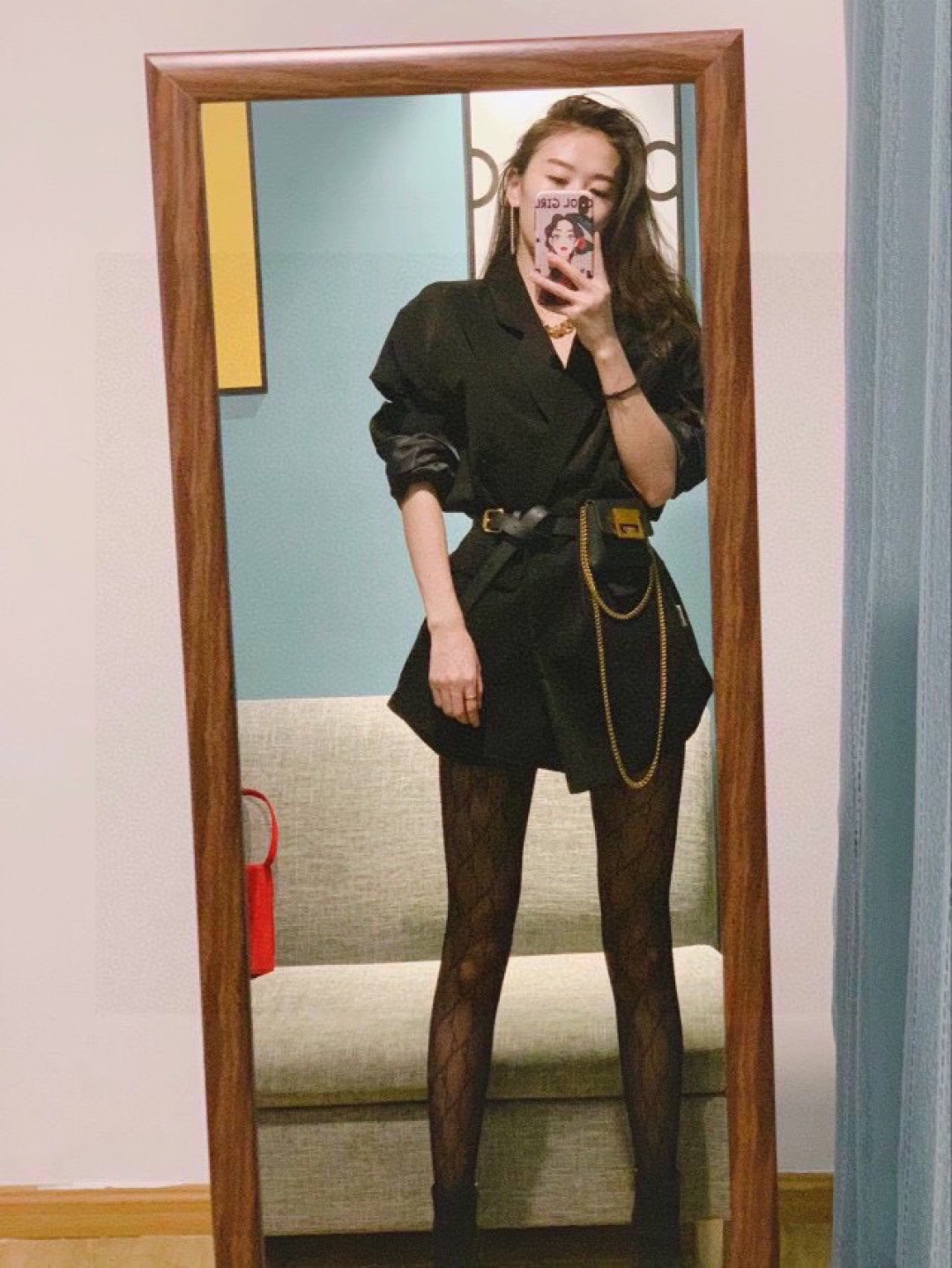 配包装官网同款GUCCI（古奇）腰部带logo连体网裤，女神丝袜必备单品[调皮][调皮]现货中🎁黑色，白