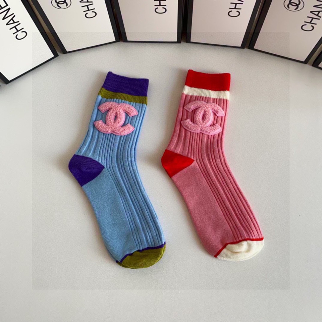 NO:660160,Special counter packaging Chanel (Chanel) new dopamine cashmere pile socks!  Two pairs in a box, counter-synchronized socks, big brands out on the street, must-have socks for fashionistas, socks, chanel, chanel, socks19860909特配专柜包装 Chanel（香奈儿）新款多巴胺羊绒堆堆袜袜子！一盒两双,专柜同步款袜子,大牌出街,潮人必备超好搭袜子,袜子,chanel,chanel,socks,accessory