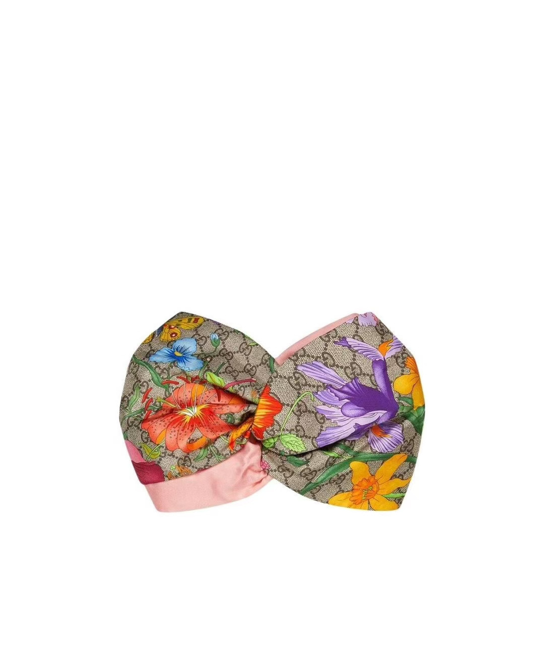 配包装 💗gucci拼色花卉发带专柜款