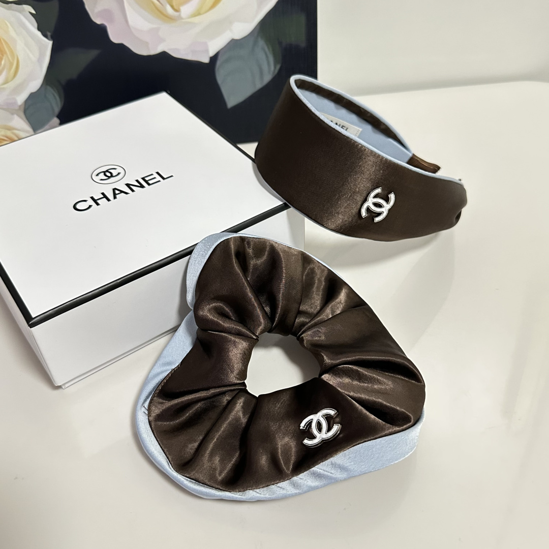 （两件套）配专柜包装 Chanel（香奈儿）最新爆款来啦✨💫两件套发箍➕发圈优雅的girl值得入手 非常