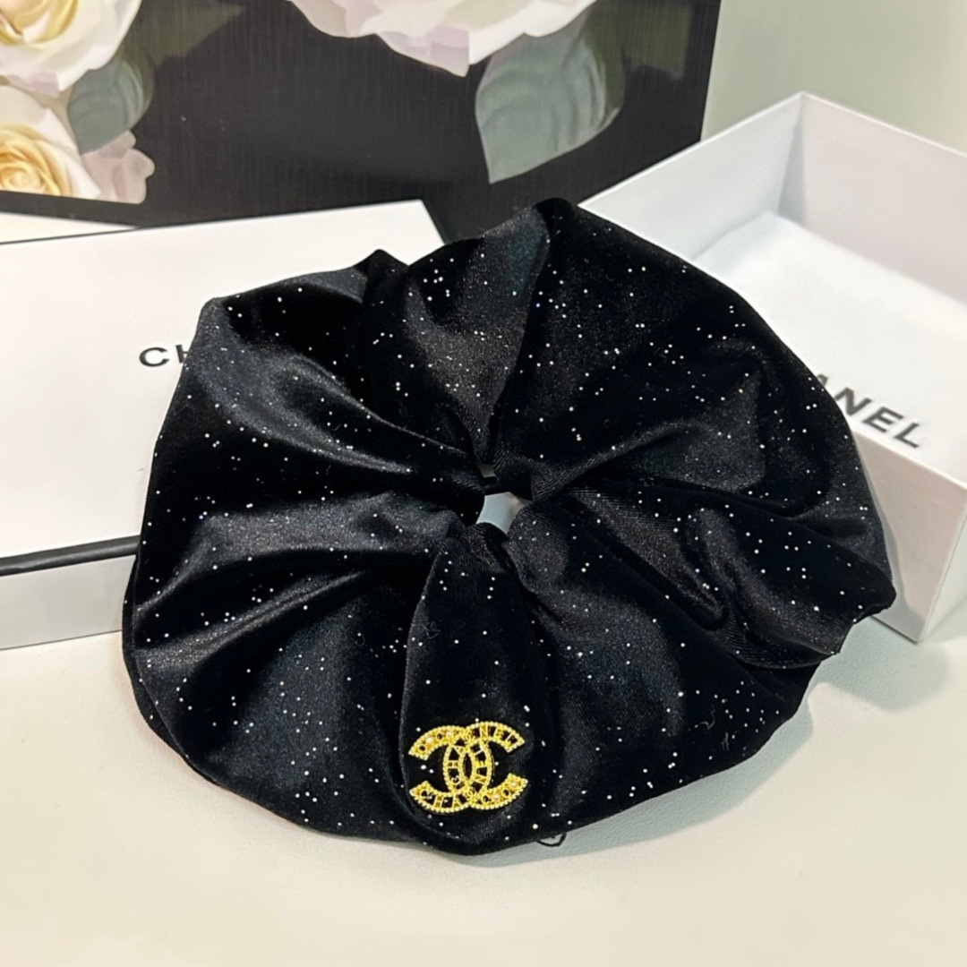 （单个）配全套包装Chanel（香奈儿）爆款小香风发圈，专柜款出货一看就特别高档 超级百搭 必须自留