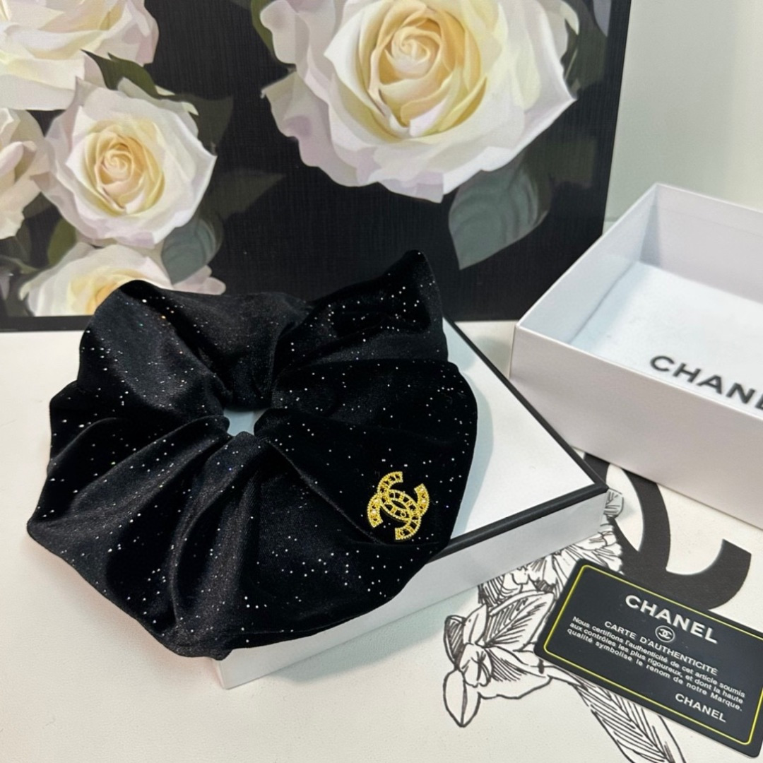 （单个）配全套包装Chanel（香奈儿）爆款小香风发圈，专柜款出货一看就特别高档 超级百搭 必须自留