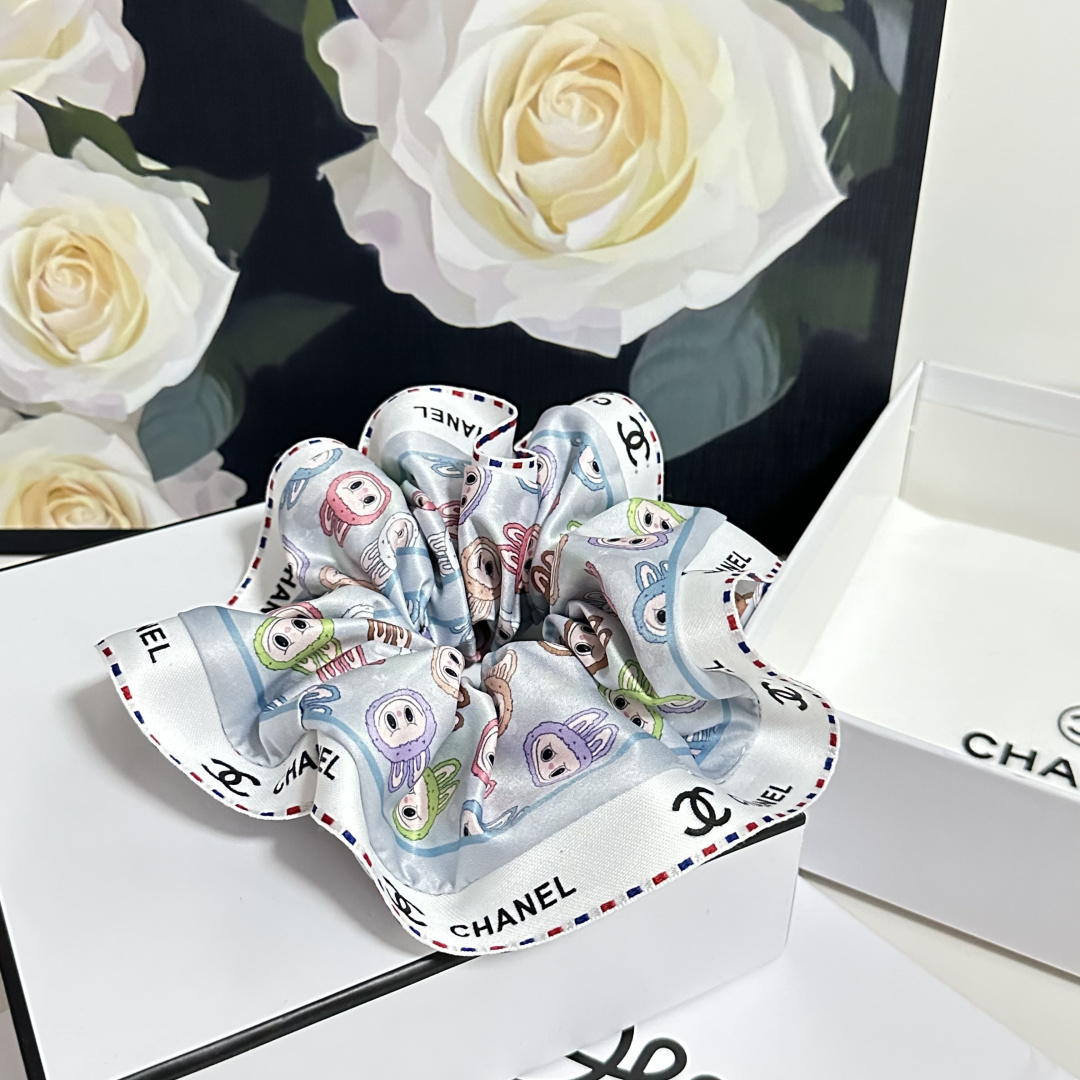 配专柜包装Chanel（香奈儿）最新小香风拉布布发圈小仙女快入手特殊材质 不嘞头可盐可甜～