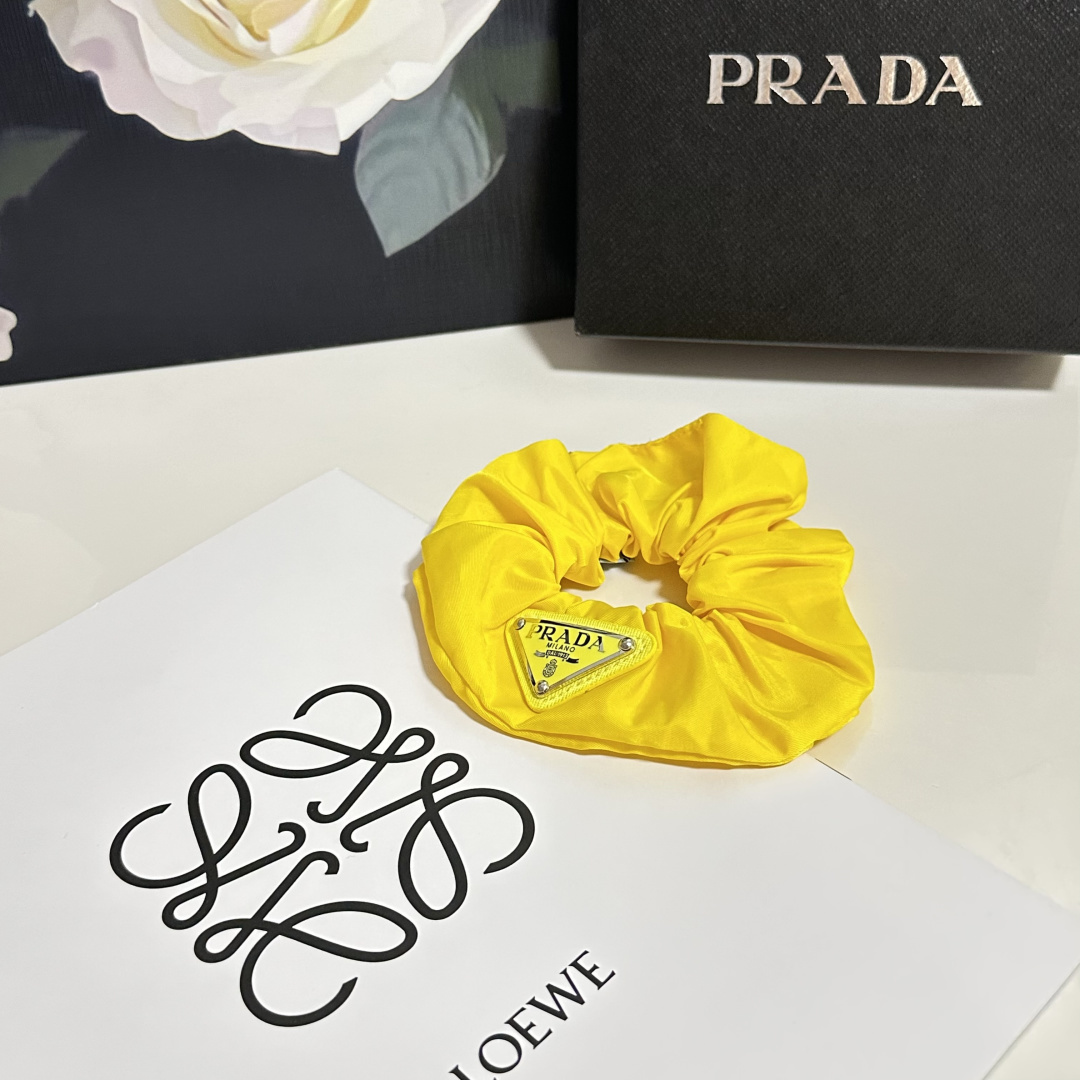 （单个）配全套包装Prada（普拉达）爆款发圈，专柜款出货一看就特别高档 超级百搭 必须自留