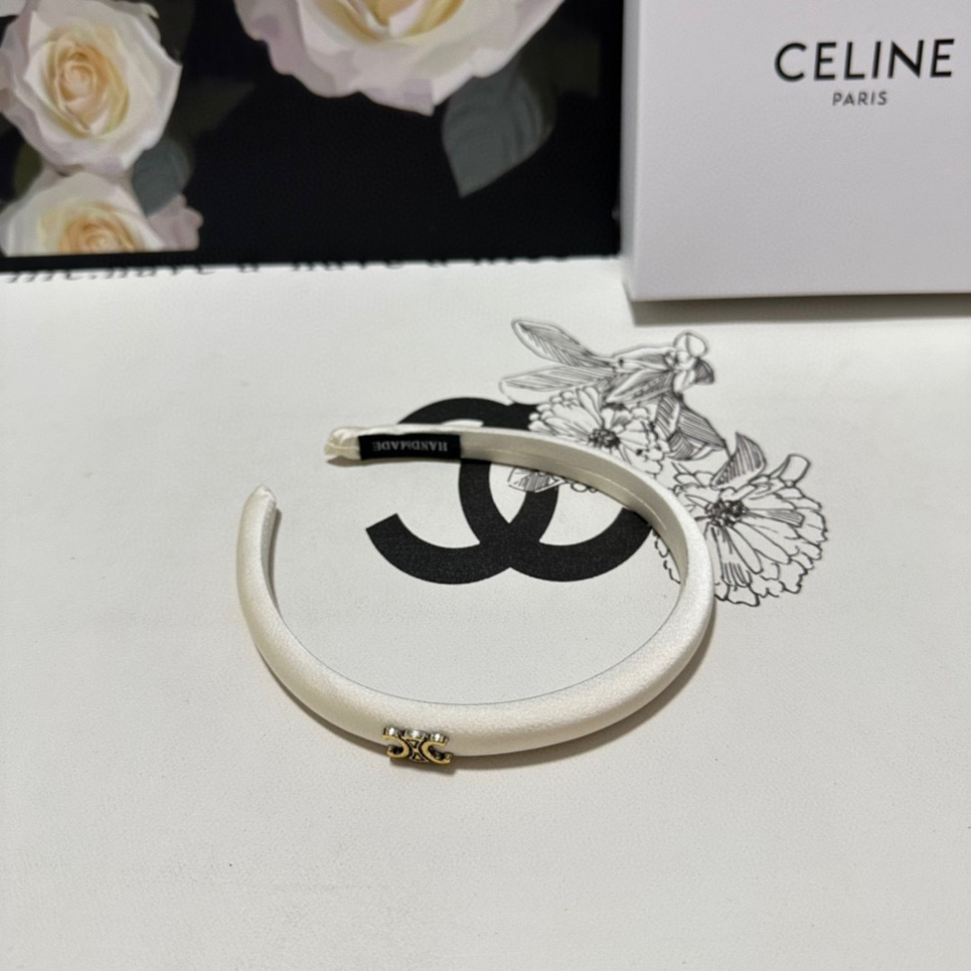 配专柜包装Celine（赛琳）最新高奢发箍小仙女入手特殊材质 不嘞头可盐可甜～