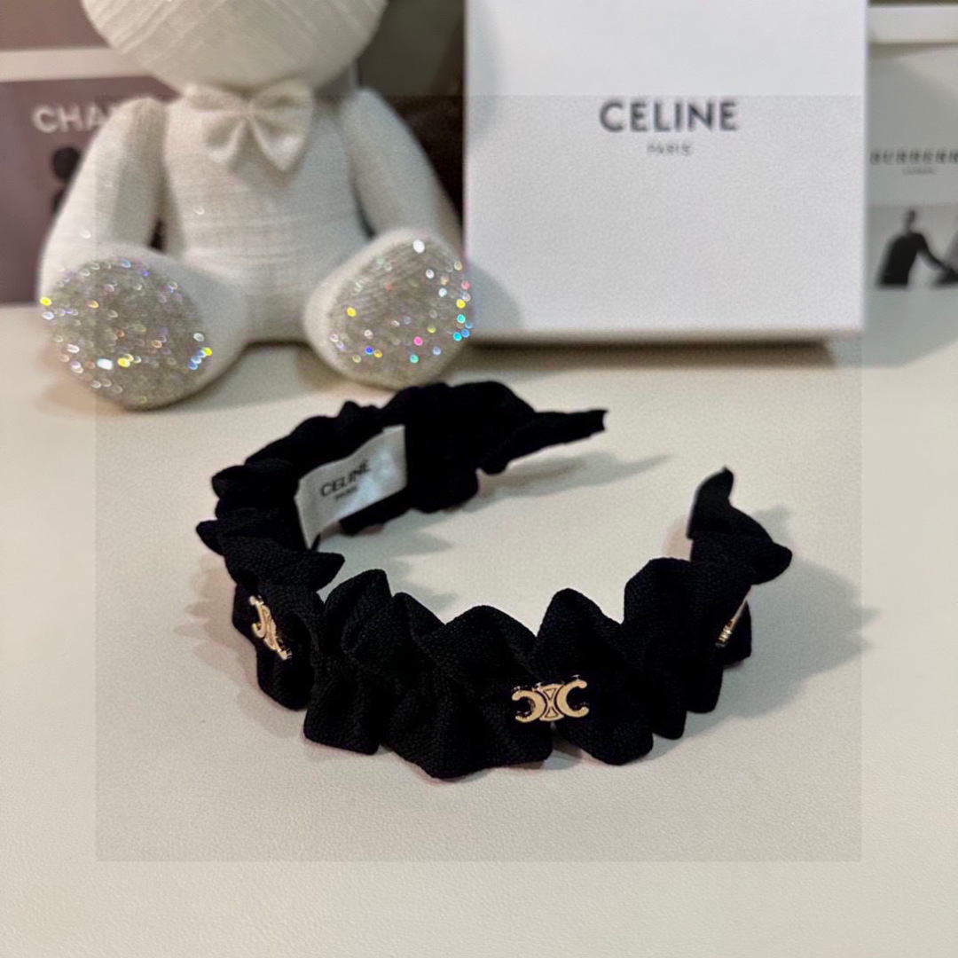 配专柜包装CELINE（赛琳）最新发箍小仙女快入手特殊材质 不嘞头可盐可甜～