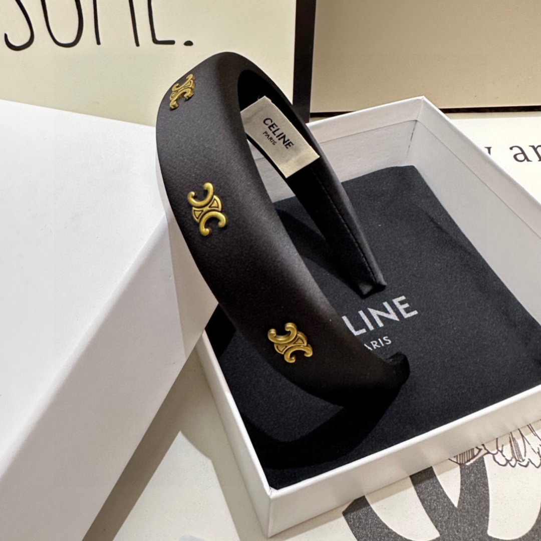 配专柜包装Celine（赛琳）最新发箍小仙女快入手特殊材质 不嘞头可盐可甜～