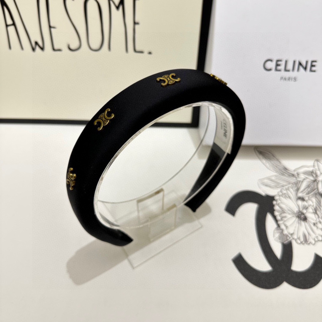 配专柜包装Celine（赛琳）最新发箍小仙女快入手特殊材质 不嘞头可盐可甜～