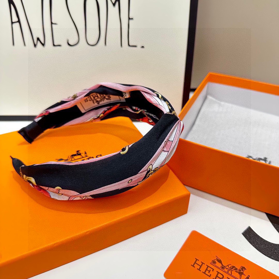 配专柜包装Hermes （爱马仕）最新发箍小仙女快入手特殊材质 不嘞头可盐可甜～