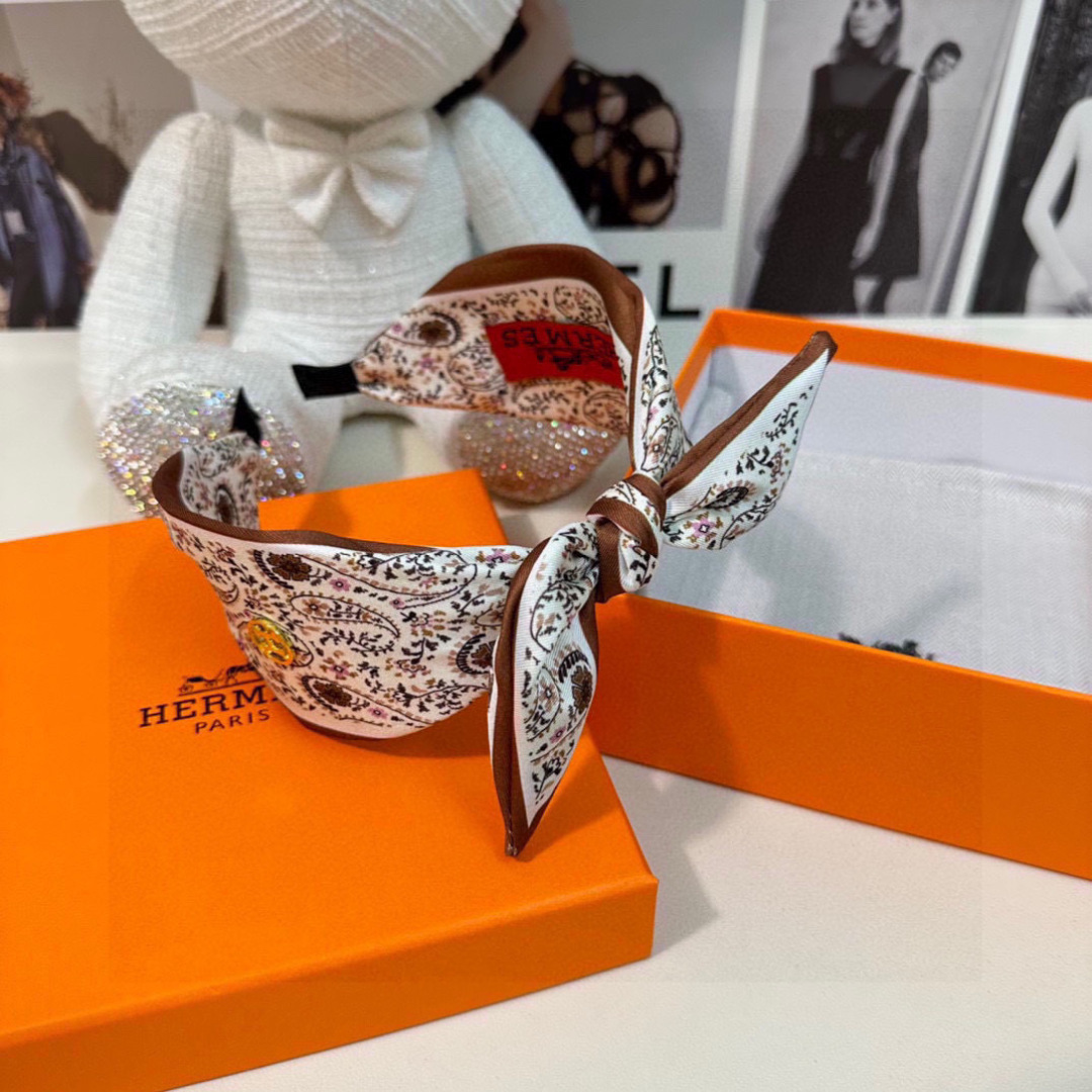 配专柜包装HERMÈS （爱马仕）最新发箍#信我！人手必备的单品 这件必须买洋气神仙颜值💕💫小仙女要收了