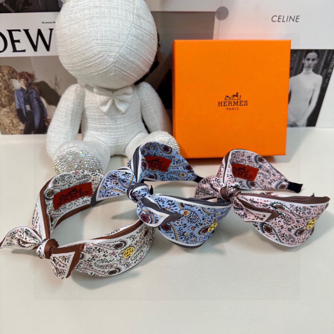 配专柜包装HERMÈS （爱马仕）最新发箍#信我！人手必备的单品 这件必须买洋气神仙颜值💕💫小仙女要收了