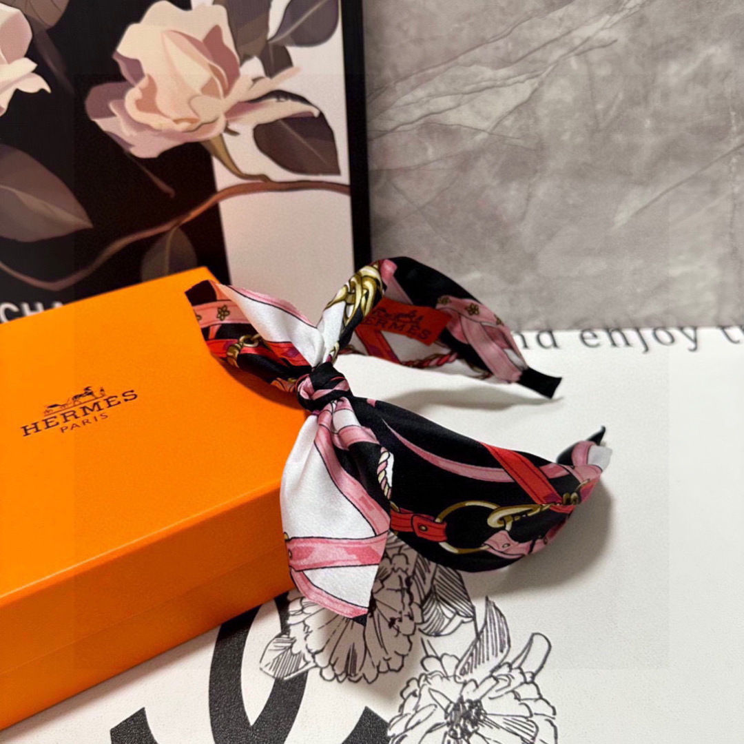 配专柜包装Hermes （爱马仕）最新发箍小仙女快入手特殊材质 不嘞头可盐可甜～