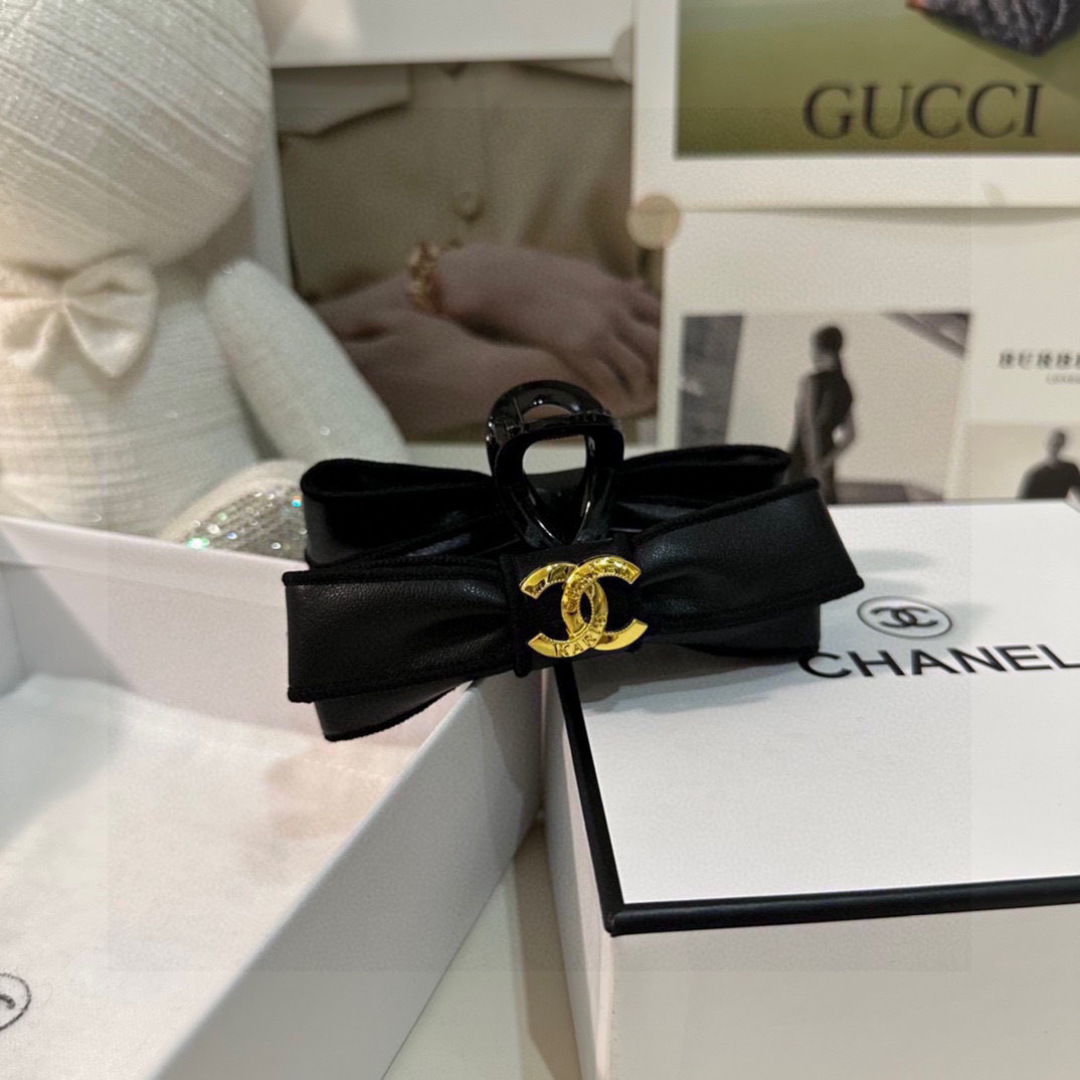 （单个）配专柜包装 CHANEL（香奈儿）小香风抓夹中古vintage复古五金优雅的girl值得入手 非