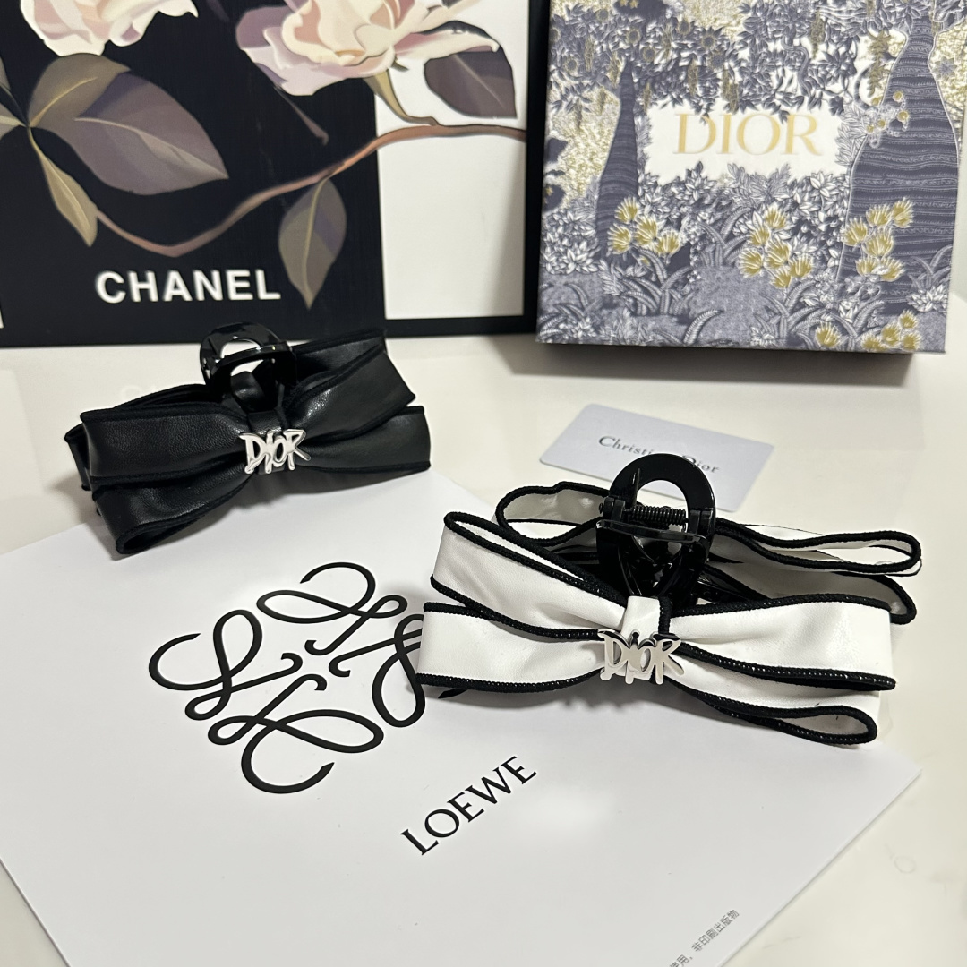 （单个）配专柜包装 DIOR（迪奥）中古vintage复古五金抓夹优雅的girl值得入手 非常好搭配 气