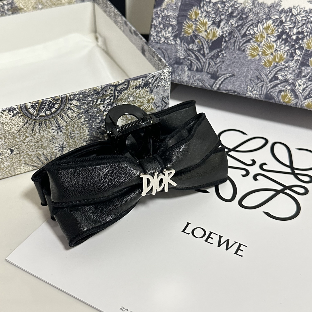 （单个）配专柜包装 DIOR（迪奥）中古vintage复古五金抓夹优雅的girl值得入手 非常好搭配 气