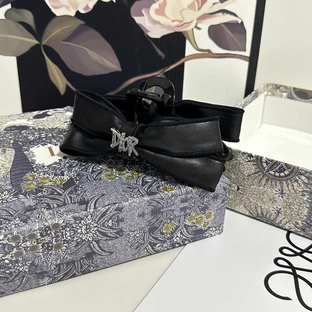 （单个）配专柜包装 DIOR（迪奥）中古vintage复古五金抓夹优雅的girl值得入手 非常好搭配 气