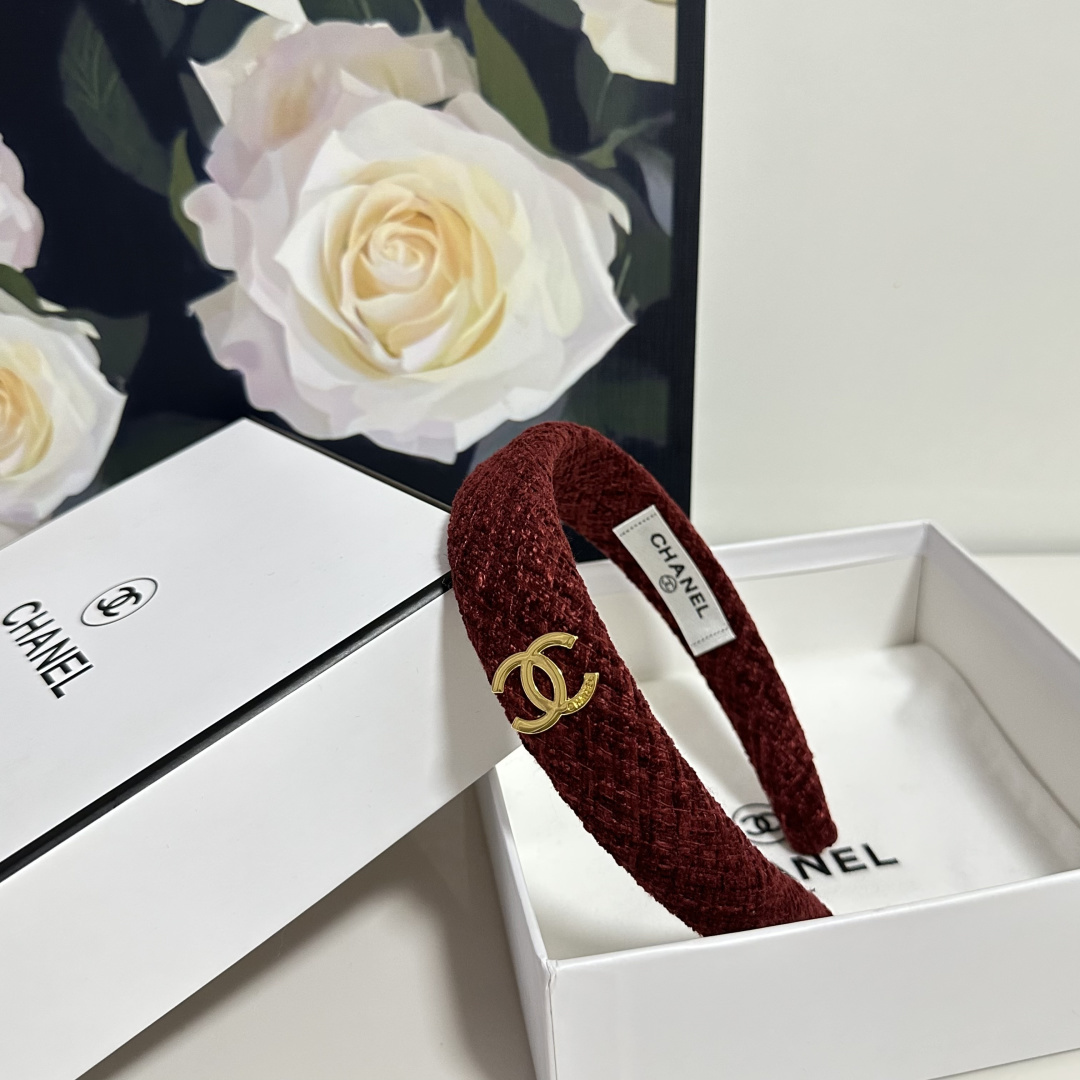 配专柜包装Chanel（香奈儿）最新发箍#信我！人手必备的单品 这件必须买洋气神仙颜值💕💫小仙女要收了它