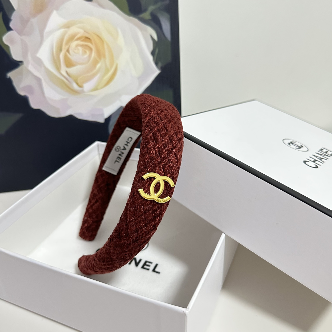 配专柜包装Chanel（香奈儿）最新发箍#信我！人手必备的单品 这件必须买洋气神仙颜值💕💫小仙女要收了它