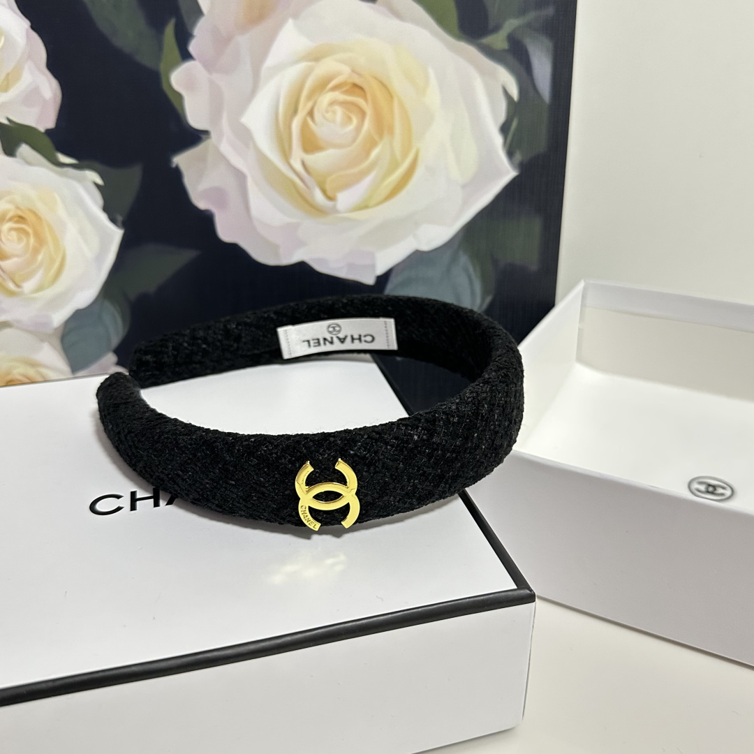 配专柜包装Chanel（香奈儿）最新发箍#信我！人手必备的单品 这件必须买洋气神仙颜值💕💫小仙女要收了它