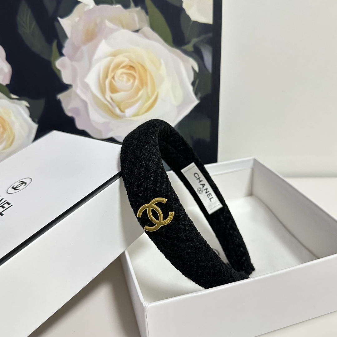 配专柜包装Chanel（香奈儿）最新发箍#信我！人手必备的单品 这件必须买洋气神仙颜值💕💫小仙女要收了它