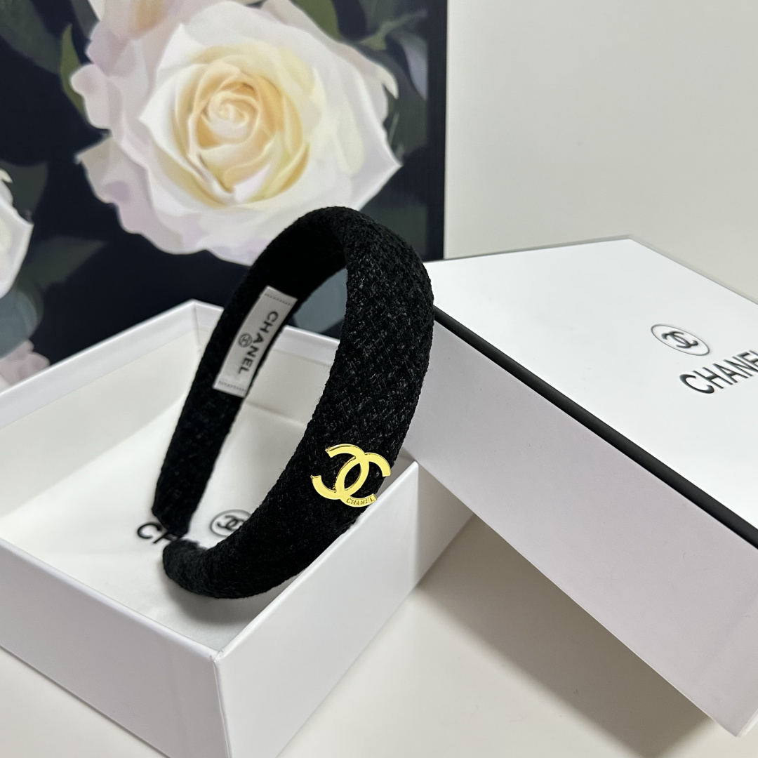 配专柜包装Chanel（香奈儿）最新发箍#信我！人手必备的单品 这件必须买洋气神仙颜值💕💫小仙女要收了它