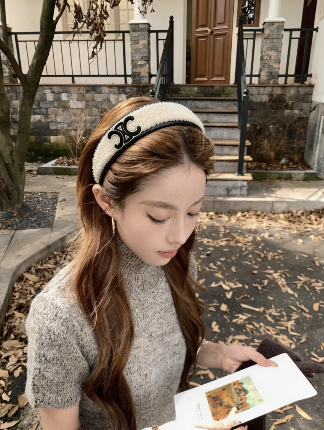 配专柜包装Celine（赛琳）最新发箍小仙女快入手特殊材质 不嘞头可盐可甜～