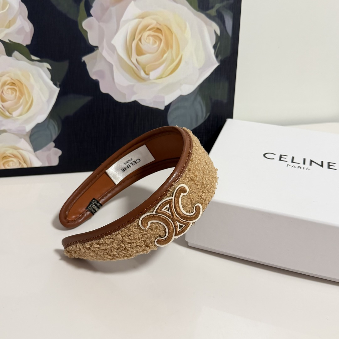 配专柜包装Celine（赛琳）最新发箍小仙女快入手特殊材质 不嘞头可盐可甜～