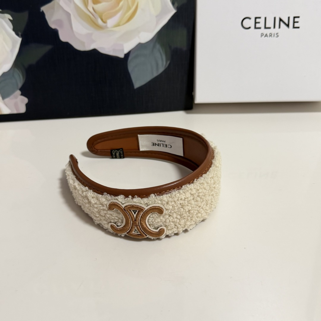 配专柜包装Celine（赛琳）最新发箍小仙女快入手特殊材质 不嘞头可盐可甜～