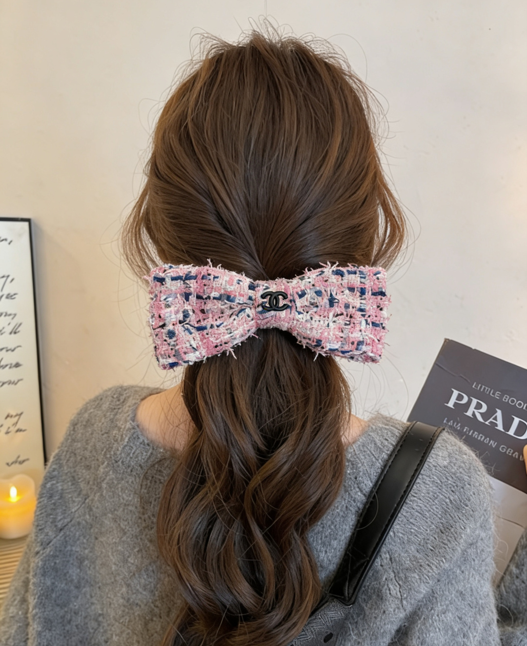 配专柜包装Chanel（香奈儿）最新蝴蝶结发夹#信我！人手必备的单品 这件必须买洋气神仙颜值💕💫小仙女要