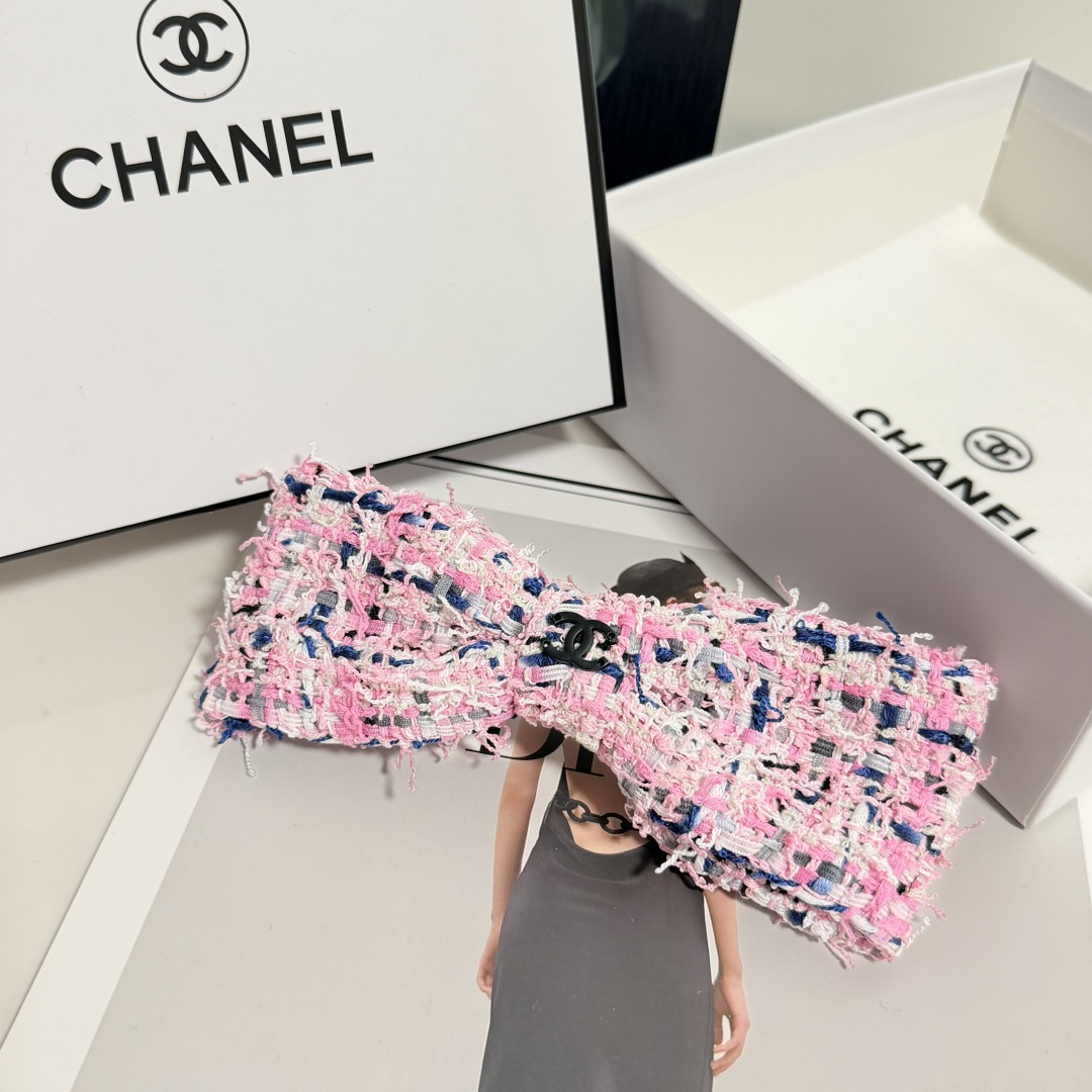 配专柜包装Chanel（香奈儿）最新蝴蝶结发夹#信我！人手必备的单品 这件必须买洋气神仙颜值💕💫小仙女要