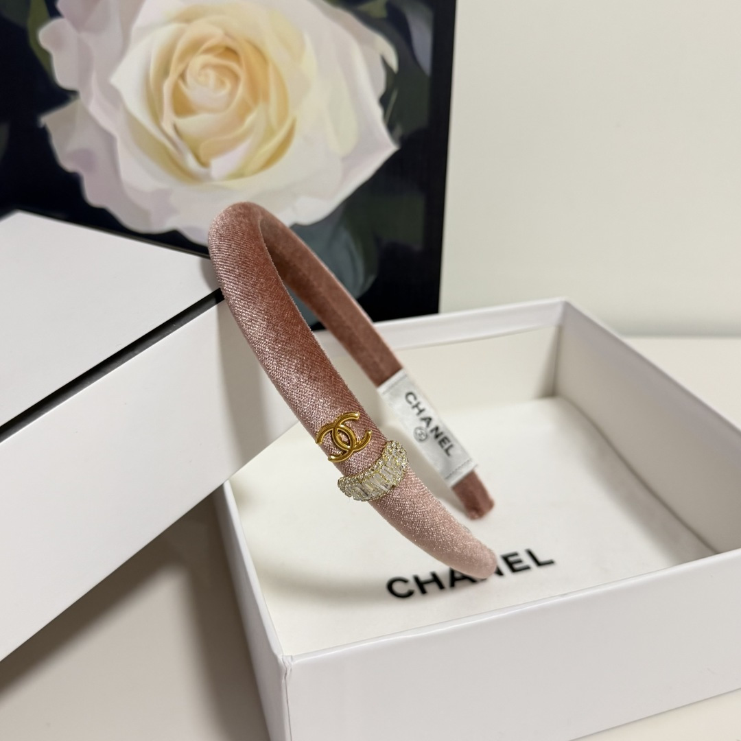 配专柜包装Chanel（香奈儿）最新发箍小仙女快入手特殊材质 不嘞头可盐可甜～