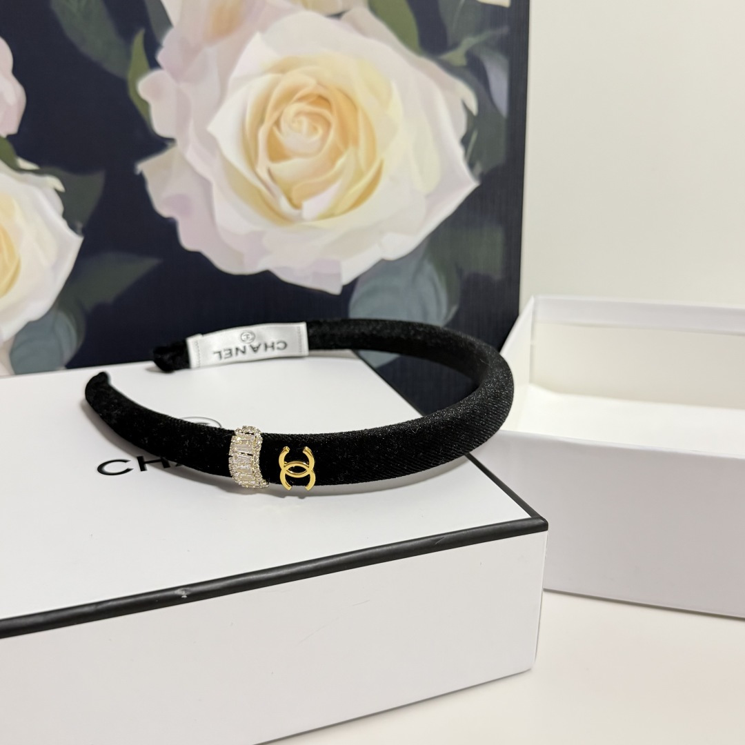 配专柜包装Chanel（香奈儿）最新发箍小仙女快入手特殊材质 不嘞头可盐可甜～