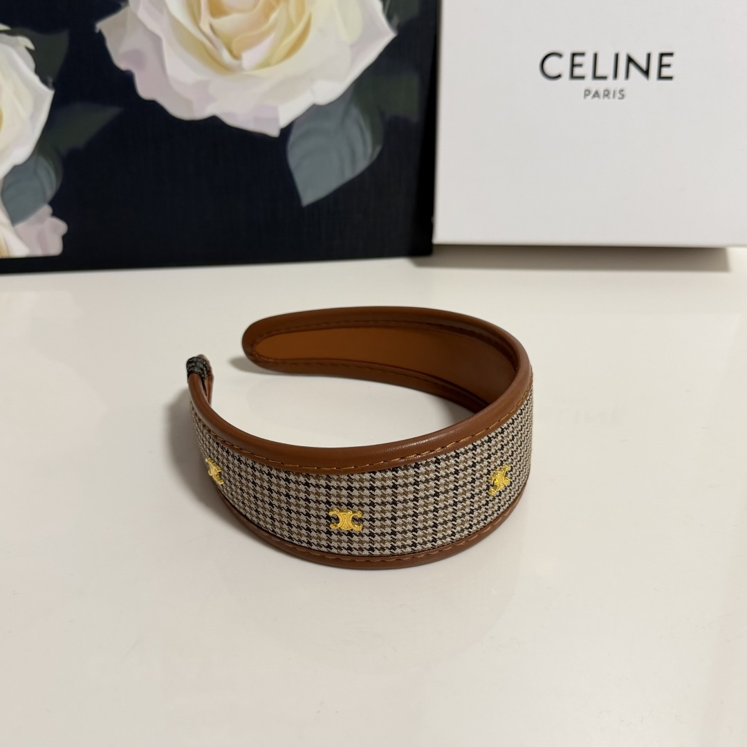 配专柜包装Celine（赛琳）最新发箍小仙女快入手特殊材质 不嘞头可盐可甜～