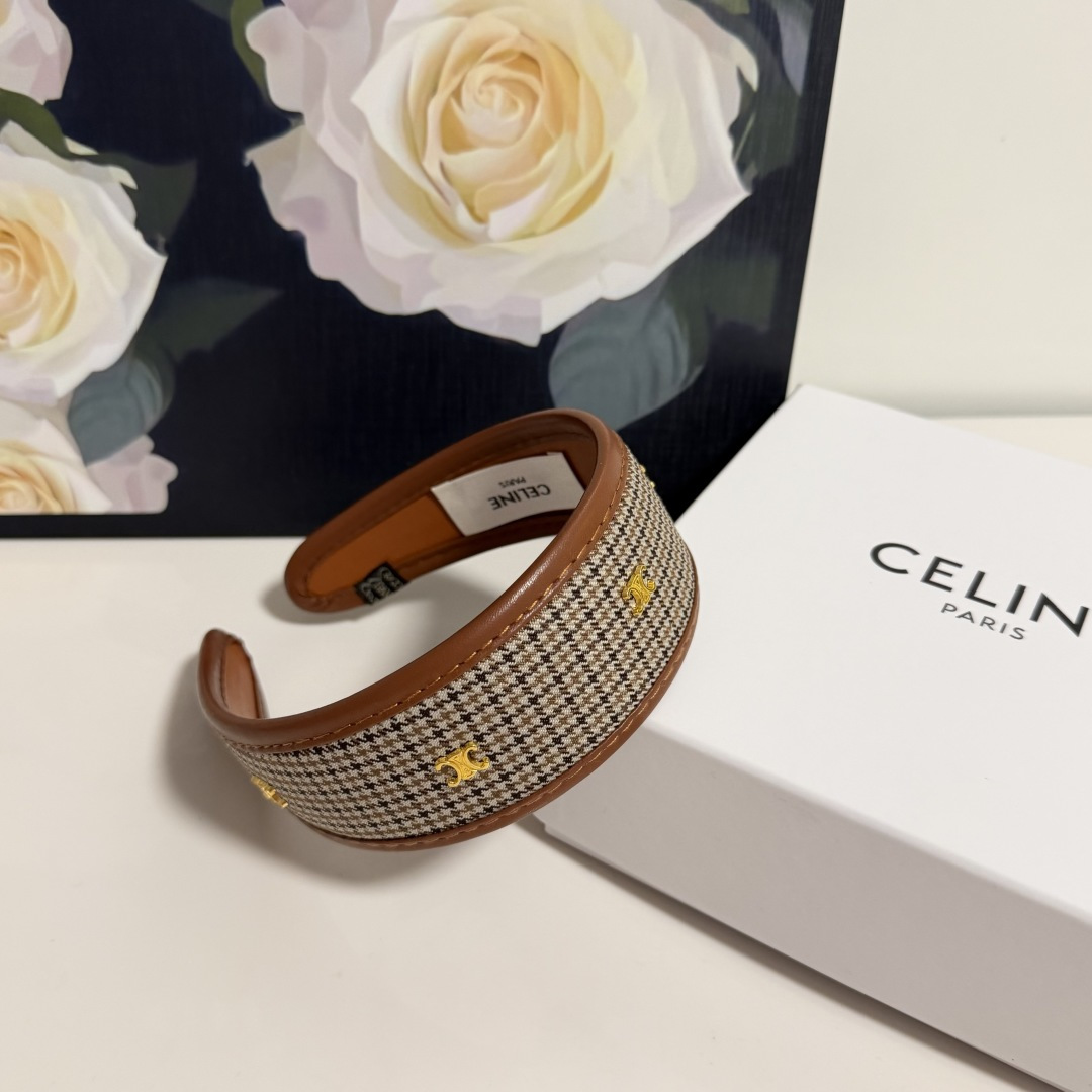 配专柜包装Celine（赛琳）最新发箍小仙女快入手特殊材质 不嘞头可盐可甜～