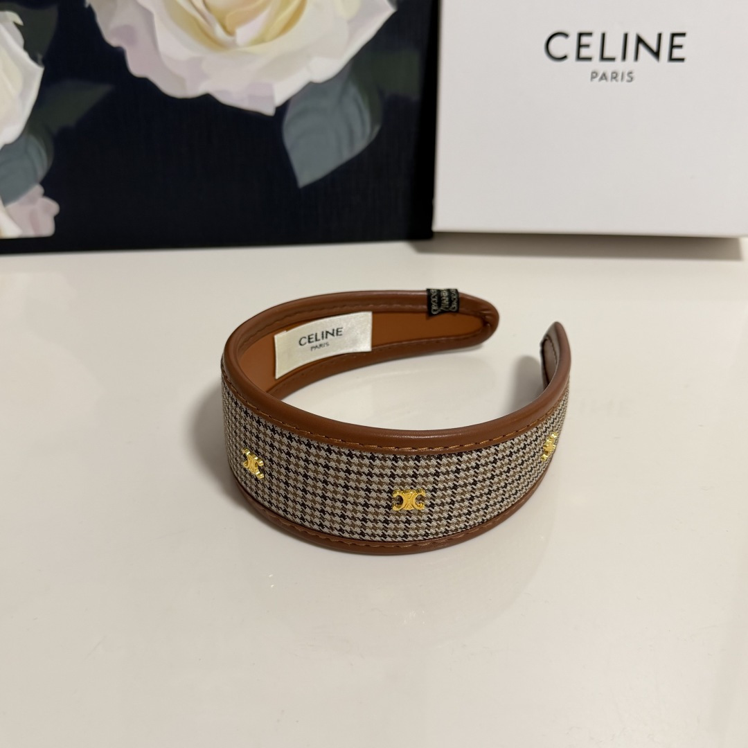 配专柜包装Celine（赛琳）最新发箍小仙女快入手特殊材质 不嘞头可盐可甜～