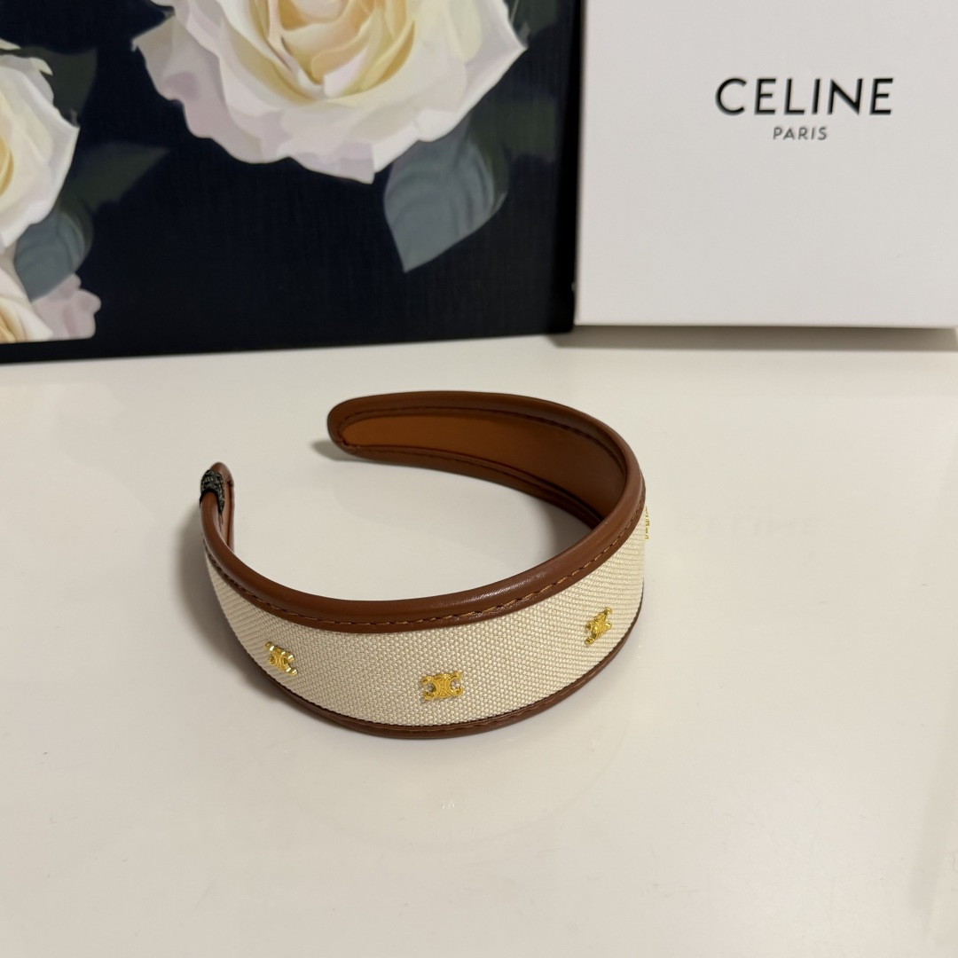 配专柜包装Celine（赛琳）最新发箍小仙女快入手特殊材质 不嘞头可盐可甜～