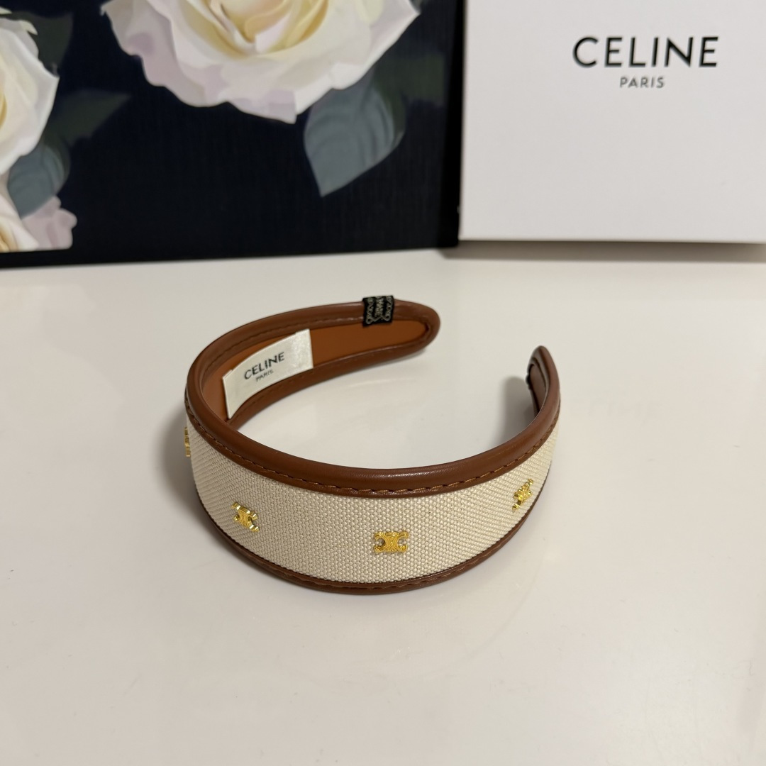 配专柜包装Celine（赛琳）最新发箍小仙女快入手特殊材质 不嘞头可盐可甜～