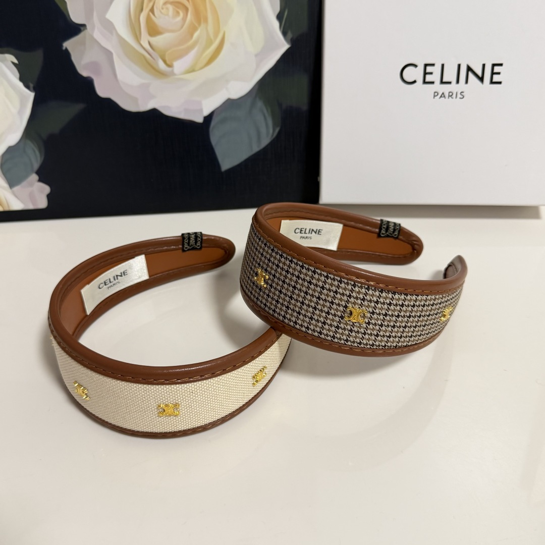 配专柜包装Celine（赛琳）最新发箍小仙女快入手特殊材质 不嘞头可盐可甜～