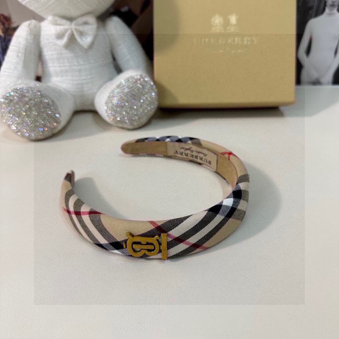 配专柜包装BURBERRY （巴宝莉）最新发箍小仙女快入手特殊材质 不嘞头可盐可甜～