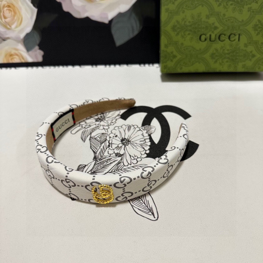 配专柜包装Gucci（古驰）最新发箍小仙女快入手特殊材质 不嘞头可盐可甜～